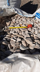 Галька каспийская фр. 40-70 мм.  купить в Твери фото Камень Клуб