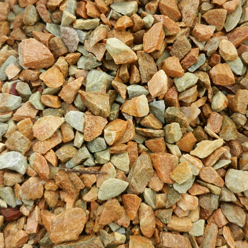 Kamenclub.ru: Щебень крошка желтый (ЗЛАТОЛИТ) фр. 10-20 мм.  купить в Твери златолит бежевый, золотистый, желтый каменная декоративная крошка щебня златолита 10800 руб/т   фото КАМЕНЬ КЛУБ