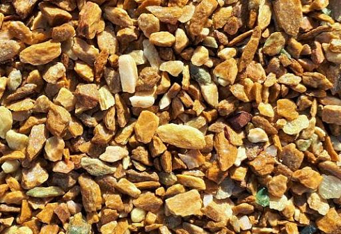 Kamenclub.ru: Щебень крошка желтый (ЗЛАТОЛИТ) фр. 20-40 мм.  купить в Твери златолит бежевый, золотистый, желтый декоративная каменная крошка 10800 руб/т   фото КАМЕНЬ КЛУБ
